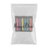 Maxbell Maxbell 6pcs Colorful Temporary Non-toxic Hair Dye Chalks DIY Hair Tint Pastel Kit