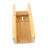 Maxbell Silicone Soap Mold Wood Box Wooden Beveler Planer Handmade Soap Cutting Tool