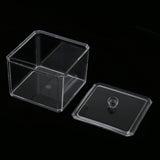 Maxbell Maxbell Clear Acrylic Q-tip Cosmetic Organizer Makeup Cotton Ball Pad Swab Holder Jewelry Storage Box Case