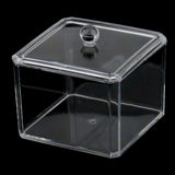 Maxbell Maxbell Clear Acrylic Q-tip Cosmetic Organizer Makeup Cotton Ball Pad Swab Holder Jewelry Storage Box Case