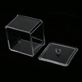 Maxbell Maxbell Clear Acrylic Q-tip Cosmetic Organizer Makeup Cotton Ball Pad Swab Holder Jewelry Storage Box Case