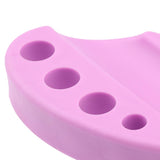 Maxbell Silicone Pigment Pen Holder Permanent Makeup Tattoo Ink Cup Cap Stand Purple