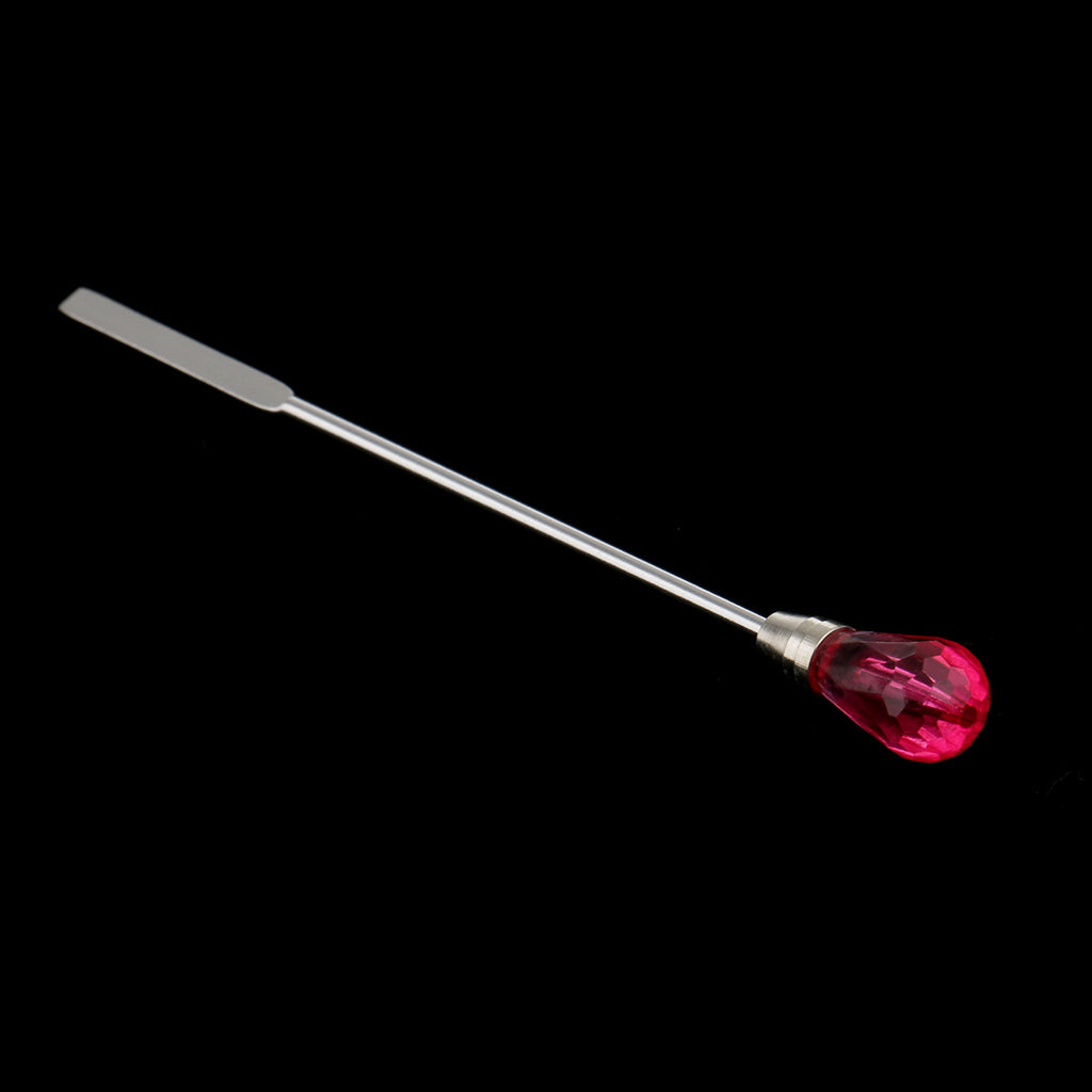 Maxbell Maxbell Permanent Makeup Eyebrow Tattoo Pigment Mixer Stirring Rod Stick Spatula Red