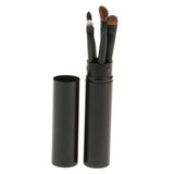Maxbell Maxbell Pro 5pieces Makeup Cosmetic Foundation Eyeshadow Eyebrow Eyeliner Lip Blending Brushes Set with Organizer Tube Compact Size