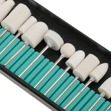 Maxbell Maxbell 13 Pieces Nail Art Acrylic Gel Polishing Grinding Head Tools Ceramic Electric Drill Bits