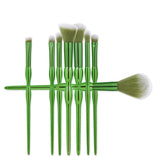 Maxbell Maxbell Pack of 8 Makeup Face Foundation Blush Powder Bronzer Lip Eyeshadow Eyeliner Blending Kabuki Brushes Pencil Beauty Kit
