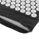 Maxbell Lightweight Portable Acupressure Mat And Pillow Set for Back Head Hips Neck Pain Relief Muscle Relaxation Black - Aladdin Shoppers