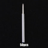 Maxbell Maxbell 50pcs 5 Pin Makeup Microblading Needles Manual Eyebrow Needle for Eyebrow Tattoo Permanent