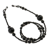 Maxbell Anti Slip Eyeglass Holder Necklace Sunglass Eyewear Neck Strap Chain Black - Aladdin Shoppers