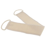 Maxbell Maxbell Natural Linen Exfoliating Back Scrubber Bath Shower Strap Spa Skin Brush Sponge Body Cleaning