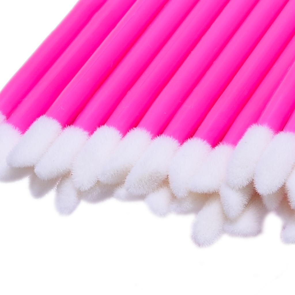 Maxbell Maxbell 50 Pieces Disposable Lip Gloss Brushes + 50 Pieces Eyelash Mascara Wands