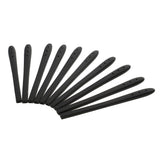 Maxbell Maxbell Pack of 10 Silicone Rubber Eyeglasses Spectacle Reading Glasses Temple Cover End Tips Ear Socks Tubes Replacement Kit Black