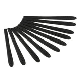 Maxbell Maxbell Pack of 10 Silicone Rubber Eyeglasses Spectacle Reading Glasses Temple Cover End Tips Ear Socks Tubes Replacement Kit Black