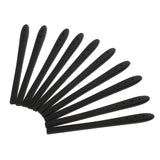 Maxbell Maxbell Pack of 10 Silicone Rubber Eyeglasses Spectacle Reading Glasses Temple Cover End Tips Ear Socks Tubes Replacement Kit Black