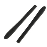 Maxbell Maxbell Pack of 10 Silicone Rubber Eyeglasses Spectacle Reading Glasses Temple Cover End Tips Ear Socks Tubes Replacement Kit Black