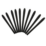 Maxbell Maxbell Pack of 10 Silicone Rubber Eyeglasses Spectacle Reading Glasses Temple Cover End Tips Ear Socks Tubes Replacement Kit Black