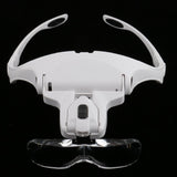 Maxbell Eyelash Extension Head Magnifier + 20Pair Eye Pad + 100piece Glue Holder Cup - Aladdin Shoppers