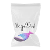 Maxbell Maxbell Mermaid Fish Angled Makeup Brush Foundation Cream Powder Blush Tool Rainbow