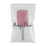 Maxbell Maxbell Quick Drying Hair Brush Comb Microfiber Towel Absorbent Dry Wet Hair Pink