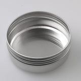 Maxbell 12Pcs Aluminum Round Screw Lid Cosmetic Lip Balm Tins Cream Containers 50g