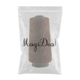 Maxbell Maxbell Hair Weaving Sewing Decor Thread for Wig Weft Hair Extensions Light Brown