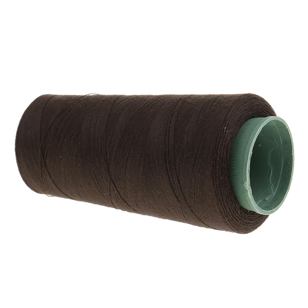 Maxbell Maxbell Hair Weaving Sewing Decor Thread for Wig Weft Hair Extensions Dark Brown