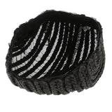 Maxbell Maxbell Soft Breathable Adjustable Professional Home Cornrow Mesh Net Wig Cap Black L