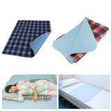 Maxbell Maxbell Washable Reusable Underpad Incontinence Pad Absorbent Sheet Protect Blue XS