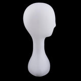 Maxbell Female Mannequin Manikin Head Wig Glasses Display Model Stand White