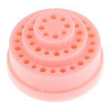 Maxbell Maxbell 48 Holes Nail Drill Bit Kit Holder Stand Organizer Manicure Box Display Pink