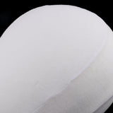 Maxbell Mannequin Model Cork Head Canvas Block Head Wig Cap Making Display White 22"