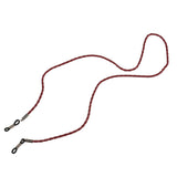 Maxbell Set of 6pcs PU Leather Sports Eyeglass Reading Spectacles Sunglasses Glasses Holder Cord Chain Red Blue Black Purple Brown Coffee - Aladdin Shoppers