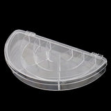 Maxbell Maxbell 10 Compartment Fan Storage Case Container Box for Nail Art Tips Gems Stickers Organizer