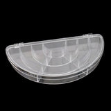 Maxbell Maxbell 10 Compartment Fan Storage Case Container Box for Nail Art Tips Gems Stickers Organizer