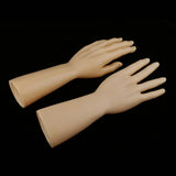 Maxbell 2 Pairs Male Mannequin Hand for Jewelry Bracelet Gloves Display Skin Color
