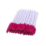 Maxbell Maxbell 50 Piece Disposable Eyelash Extension Brushes Mascara Wands Applicator Pink