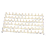 Maxbell Maxbell 72 SLOTS / 6 TIERS Professional Clear Manicure Nail Art Display Stand Plastic Rack Holder Shelf with 72 Pieces Nail Tip Rings