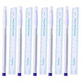 Maxbell Maxbell 10 Pieces Skin Marker Scribe Pen With Ruler Tattoo Piercing Permanent Makeup