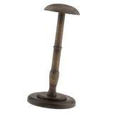 3xVintage Style Wooden Wood Wig Hat Cap Helmet Rack Holder Display Stand