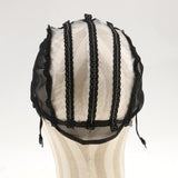 Maxbell Maxbell Wig Making Base Inner Cap Adjustable Weave Breathable Weaving Lace Net Black