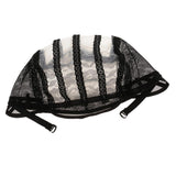 Maxbell Maxbell Wig Making Base Inner Cap Adjustable Weave Breathable Weaving Lace Net Black