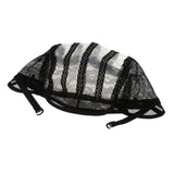 Maxbell Maxbell Wig Making Base Inner Cap Adjustable Weave Breathable Weaving Lace Net Black