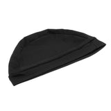 Maxbell Black Spandex Dome Cap for Making Wigs Nylon Snood Stretchy Wig Cap 3pcs