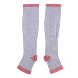 Maxbell Maxbell 1 Pair Womens Mens Compression Socks Zip Leg Support Stockings Gray XXL