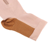 Maxbell Maxbell Pair Copper Compression Socks Leg Support Open Toe Stockings XXL Skin Color