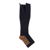 Maxbell Maxbell Pair Copper Compression Socks Leg Support Open Toe Stockings L XL Black