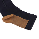 Maxbell Maxbell Pair Copper Compression Socks Leg Support Open Toe Stockings L XL Black
