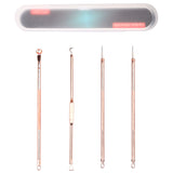 Maxbell Maxbell 4 Pieces Steel Blackhead Acne Blemish Comedone Extractor Remover Tool Kit