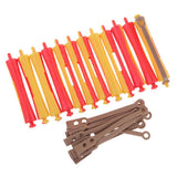 Maxbell Maxbell 12 Pieces Hair Grip Curlers Rollers Salon Hairdressing Styling Tool 1.4x9 cm