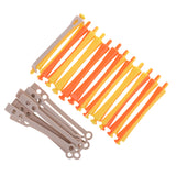 Maxbell Maxbell 12 Pieces Hair Grip Curlers Rollers Salon Hairdressing Styling Tool 1.6x9 cm